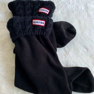 Hunter rain boot inserts. Black. Size Large